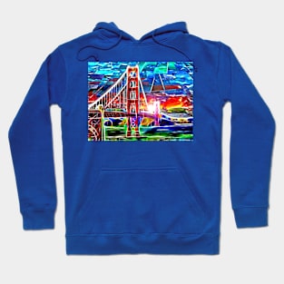 Golden Gate Bridge in Colors Hoodie